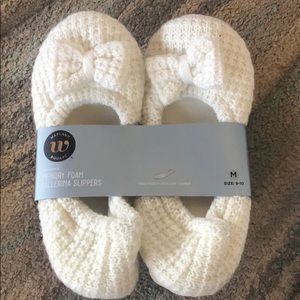 Memory Foam Ballerina Slippers